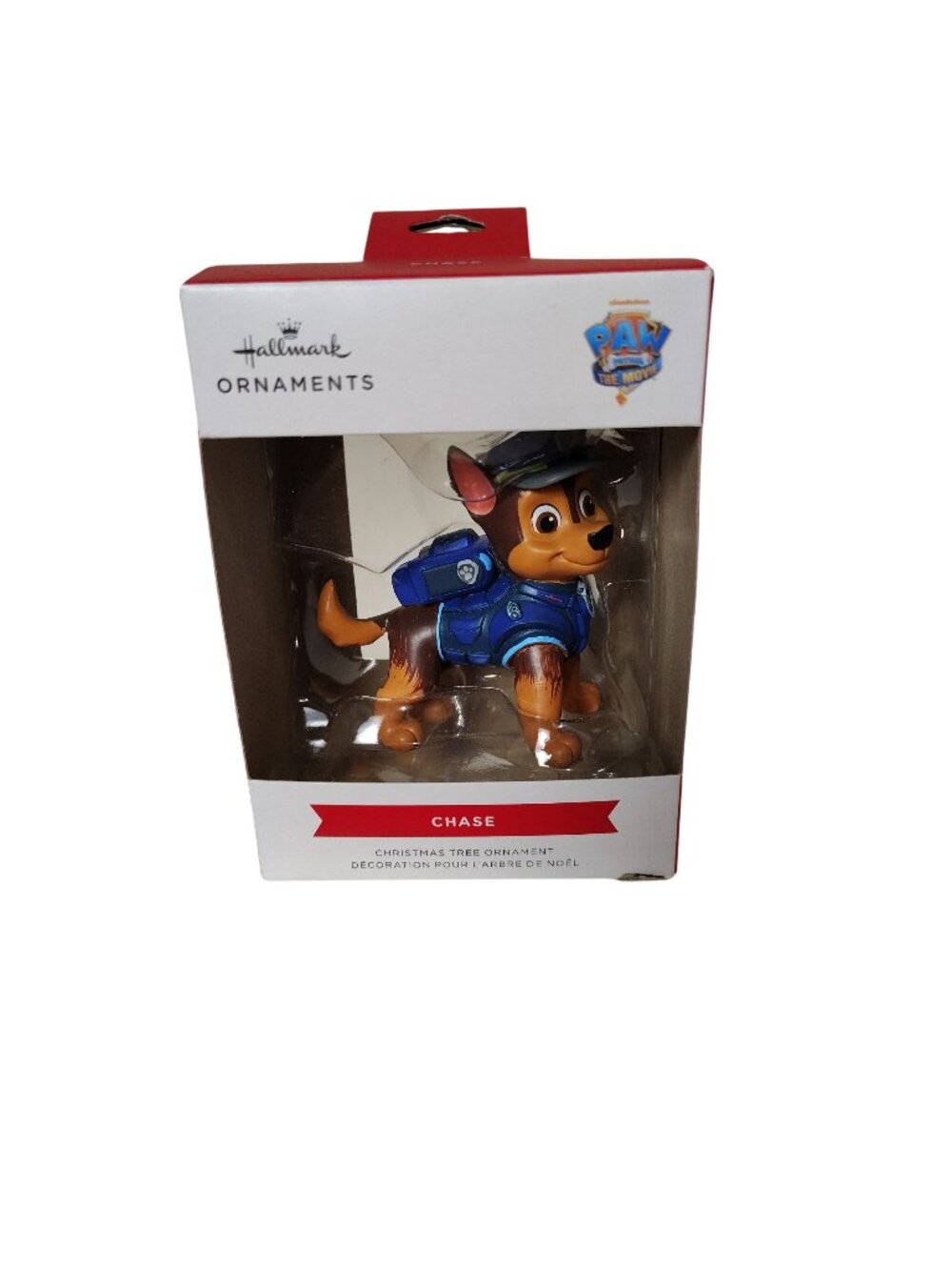 Hallmark Paw Patrol Chase Christmas Tree Character Ornament Collectible Holiday